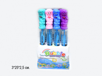 Пузыри мыльные арт. 2705 Русалка цвета микс 25 см. (24 шт.) шоубокс_