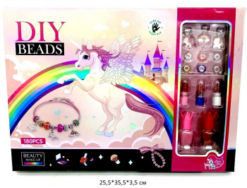 Набор косметики арт. LD6031 С аксессуарами для плетения браслетов, 2 в 1 в кор._/108шт./