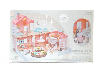 Дом для кукол арт. 668-83A С куклой и мебелью в кор.=