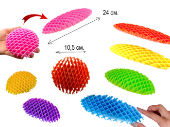 Антистресс арт. GY042 Большой червь цвета микс в пак=