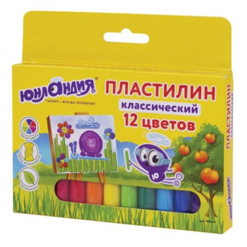кс_Пластилин классический арт.105029 ЮНЛАНДИЯ "ЮНЛАНДИК-ЖИВОПИСЕЦ",12 цв.,240 г, ВЫСШЕЕ КАЧЕСТВО кс_Пластилин классический арт.105029 ЮНЛАНДИЯ "ЮНЛАНДИК-ЖИВОПИСЕЦ",12 цв.,240 г, ВЫСШЕЕ КАЧЕСТВО