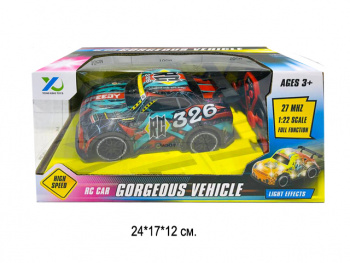 Машина на р/у арт. YQ083-12A Гонка со свет. эффектами в кор.• Машина на р/у арт. YQ083-12A Гонка со свет. эффектами в кор.•
