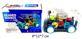 Машина на батар. арт. SR878-03 Автобус шестеренки, свет, звук в кор._)/168 шт./ Машина на батар. арт. SR878-03 Автобус шестеренки, свет, звук в кор._)/168 шт./