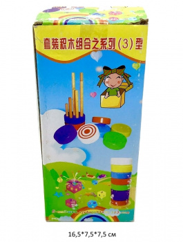 Деревянная игрушка арт. 94-5 Башня в кор._/120 шт./ Деревянная игрушка арт. 94-5 Башня в кор._/120 шт./