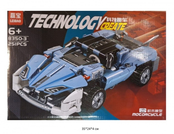 Конструктор арт. 8350-3 Автомобиль 251 дет. в кор.•_