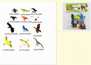 Набор животных арт. LT01-3 Птицы в пакете 20*17,5*3,5