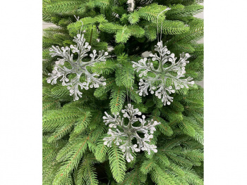 Игрушка-подвеска арт. LC9818-601 "Снежинка" прозрачная в пак. Игрушка-подвеска арт. LC9818-601 "Снежинка" прозрачная в пак.