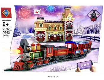 Конструктор арт. J11001 Поезд 3362 дет. на р/у в кор. _ Конструктор арт. J11001 Поезд 3362 дет. на р/у в кор. _