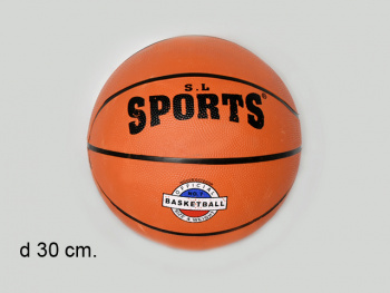 Мяч баскетбольный арт. 25172-13-1/14070R" Спорт 480гр 30 см. в пакете /50шт//бл./_