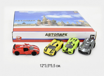 Модель металл. арт. 1982-2/2150-18 Спорт цвета микс (12 шт.) шоубокс/288/= Модель металл. арт. 1982-2/2150-18 Спорт цвета микс (12 шт.) шоубокс/288/=