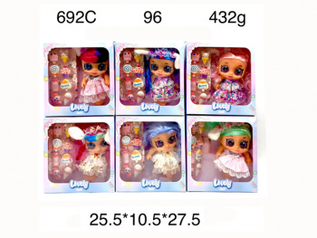 Кукла арт. 692C С аксессуарами в ассортименте в кор._ Кукла арт. 692C С аксессуарами в ассортименте в кор._