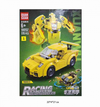 Конструктор арт. 100157-1 Трансформер Робот-автомобиль в кор.~ Конструктор арт. 100157-1 Трансформер Робот-автомобиль в кор.~