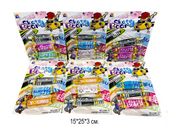 Скейтик арт. 035-3 Пальчиковый 3 шт. на листе• 