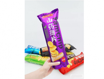 Чипсы арт. 750156-5 Вкус острый 90 г фиолетовый пакет 10 шт. упаковка