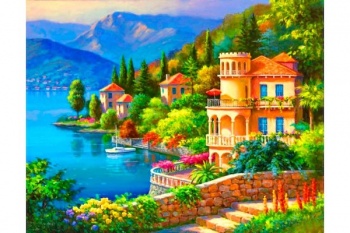 Картина арт. 30653 Морская бухта рис.по № 40x50 в кор. Картина арт. 30653 Морская бухта рис.по № 40x50 в кор.