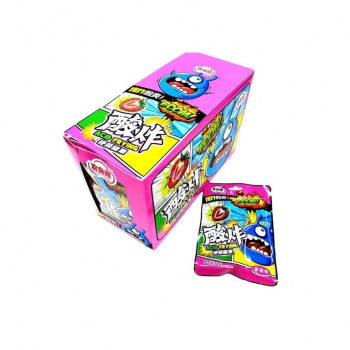 Конфета арт. 851470/851524-4 Кислая "Клубника" 24 г 20 шт. в розовой кор. Конфета арт. 851470/851524-4 Кислая "Клубника" 24 г 20 шт. в розовой кор.