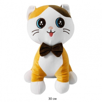 им Кошка арт. 907-5 С бантиком 30 см в пак.) им Кошка арт. 907-5 С бантиком 30 см в пак.)