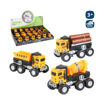 Машина инерц арт. 992-60K Строительная техника в ассортименте (12 шт.) шоубокс•