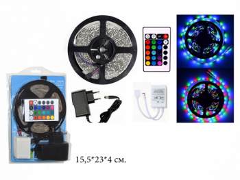 Светодиодная лента арт. 2835GB С пультом 5 м на блистере