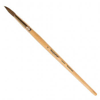 кс_Кисть ПИФАГОР, белка, круглая, № 6, 200820