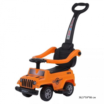 Толокар арт. 906-3 каталка с родительской ручкой, ограничителями свет, звук в кор.60*29*29