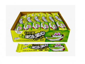 Маршмеллоу арт. 533889/ Пластинка с желейной начинкой "Зеленый виноград" 16 г 30 шт. кор.