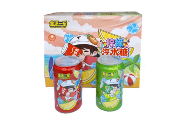 Конфета арт. 670551/670568 Жевательная драже вкус кола и спрайт в баночке 12 шт. в кор.*