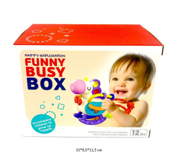 Развивающая игрушка арт. BY208 Единорог сенсорная в кор._