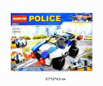 Конструктор арт. 8609-2 Полиция 109 дет. в кор.~ Конструктор арт. 8609-2 Полиция 109 дет. в кор.~