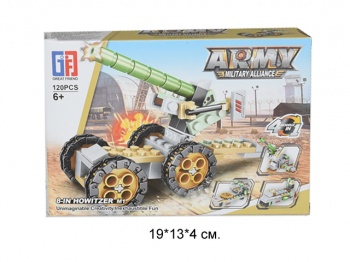 Конструктор арт. 123-351 Воен.техника 120 дет. в кор._~ Конструктор арт. 123-351 Воен.техника 120 дет. в кор._~