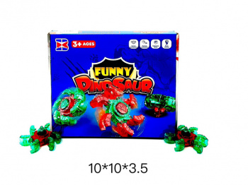 Трансформер арт. X028-39C Дино-волчок (12 шт.) шоубокс_ Трансформер арт. X028-39C Дино-волчок (12 шт.) шоубокс_