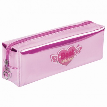 кс_Пенал-косметичка арт.228984 ЮНЛАНДИЯ,полиуретан,Glossy, розовый,20х5х6 см кс_Пенал-косметичка арт.228984 ЮНЛАНДИЯ,полиуретан,Glossy, розовый,20х5х6 см