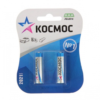 кв_Батарейка Космос Alkaline LR03/AАА BL2 (24/288) кв_Батарейка Космос Alkaline LR03/AАА BL2 (24/288)