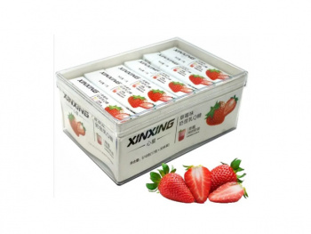 Конфета арт. 802146/802122-4 Жевательная "Клубника" 17 г 30 шт. упаковка Конфета арт. 802146/802122-4 Жевательная "Клубника" 17 г 30 шт. упаковка