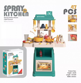 Набор мебели арт. 889-263 Кухня 47 предм. h-66 см свет, звук, вода,пар в кор. 45,5*13,5*34,5