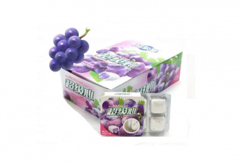 Жевательная резинка арт. 557298/557281 С начинкой "Виноград" 30 шт. упаковка'