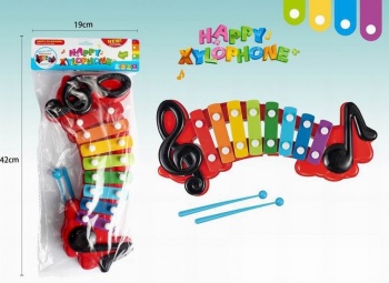 Металлофон №3390-1/8 тонов/пакет/41*19*4 Металлофон №3390-1/8 тонов/пакет/41*19*4