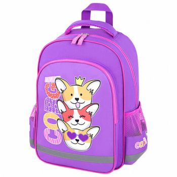 Рюкзак ПИФАГОР SCHOOL, 1 отделение, 3 кармана, "Corgi queen", 38x28х14 см, 272085 Рюкзак ПИФАГОР SCHOOL, 1 отделение, 3 кармана, "Corgi queen", 38x28х14 см, 272085