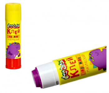 км_Клей-карандаш арт. КЛКМ15 Каляка-Маляка МАГИЧЕСКИЙ 15 г для бумаги исчезающий PVP