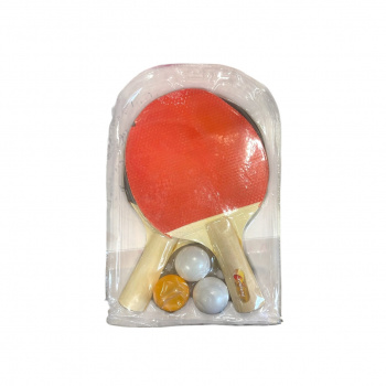Теннис арт. ZB-101 Настольный Набор Ракетки, 3 мяча блистер_