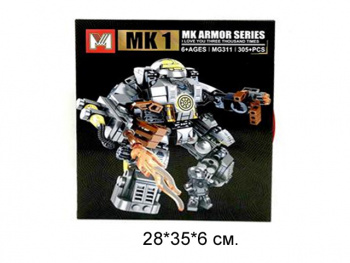 Конструктор арт. MG311 Робот 305 дет. в кор._/48 шт./