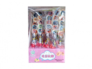 Мармелад арт. 170912-2 Фигурки Монстрик-глазастик 18 г на палочке 20 шт. в кор.*