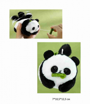 им Панда арт. 516928/24810-7 Машет хвостом, ест бамбук брелок в пак.)