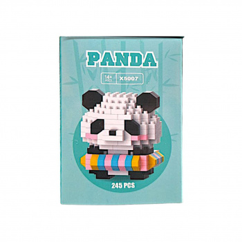 Конструктор арт. X5007-805 Микро Панда в надувном круге 245 дет. в кор.