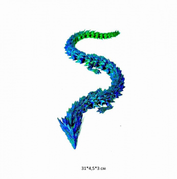 Фигурка 3Д арт. LK3495-14D Дракон подвижная в пак._ Фигурка 3Д арт. LK3495-14D Дракон подвижная в пак._