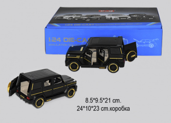 Модель металл. арт. M923Y Мерседес черный G65 1 шт. (4 шт.)+=_