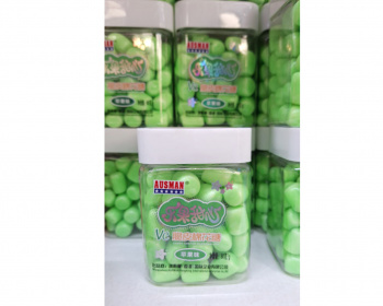 Маршмеллоу арт. 900596-2 Зеленое яблоко 80 г в банке 1 шт.