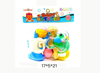 Погремушка арт. KD225-72 Набор "Потешки" в пак._ Погремушка арт. KD225-72 Набор "Потешки" в пак._