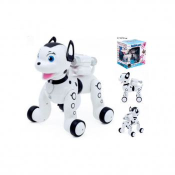 Робот арт. 1034A На р/у Собака долмантинец в кор._ Робот арт. 1034A На р/у Собака долмантинец в кор._