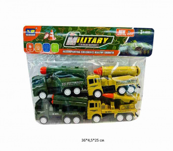 Набор машин арт. 887-1E Военная техника 4 шт. в пак.• Набор машин арт. 887-1E Военная техника 4 шт. в пак.•